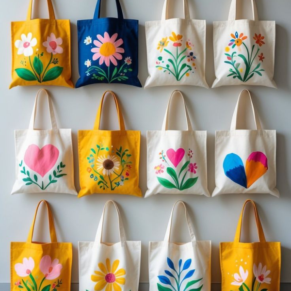 PilotBZ Product Dummy - අමු රෙදි බෑග් (Tote Bags)